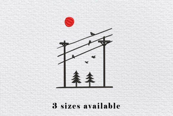 Birds on Wire Embroidery Design File Review