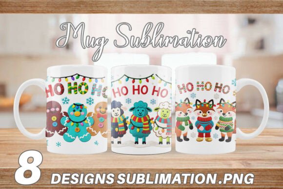 Faux Embroidery Holiday Animal Mug Wrap Review