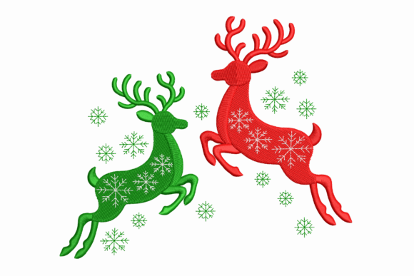 Reindeer Snowflake Embroidery Review