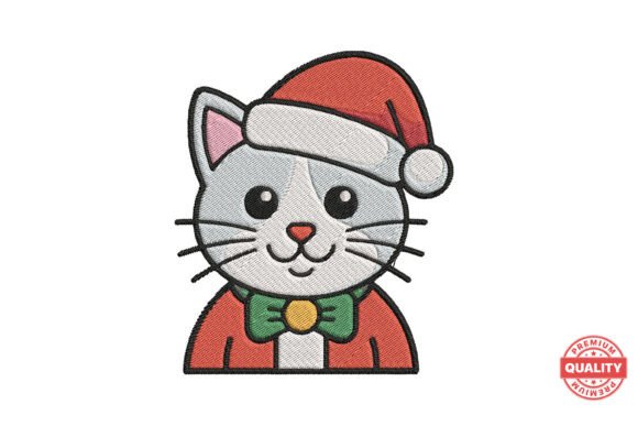 Santa Cat Face Embroidery: A Designer's Review