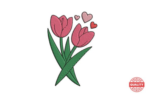 Tulip Love Embroidery Design Review for Seasonal Sales